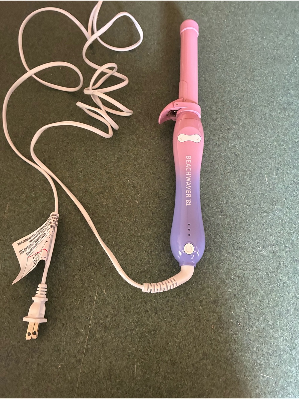 The Beachwaver Co. B1 Pink and Purple Curling Iron